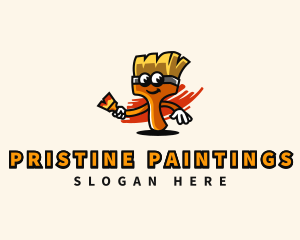 Paint Brush Tool logo design