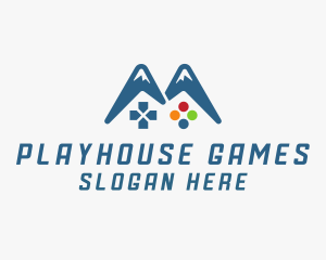 Mountain Gaming Console  logo design