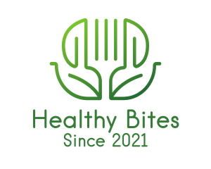 Healthy Vegetarian Restaurant logo design