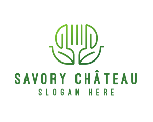 Healthy Vegetarian Restaurant logo design