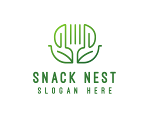 Healthy Vegetarian Restaurant logo design