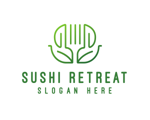 Healthy Vegetarian Restaurant logo design