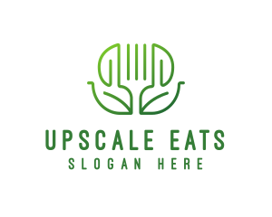 Healthy Vegetarian Restaurant logo design