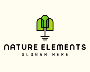 Nature Park Tree logo design