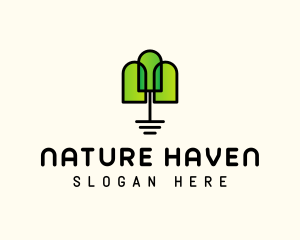 Nature Park Tree logo design