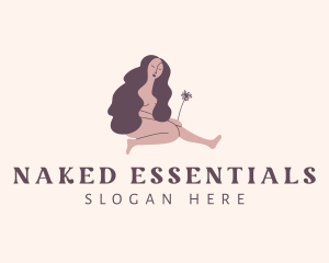 Sexy Nude Female logo design