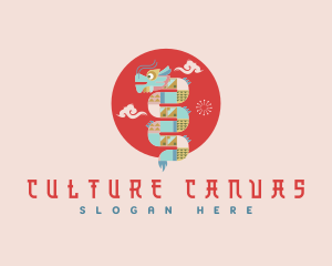 Cultural Festival Dragon logo