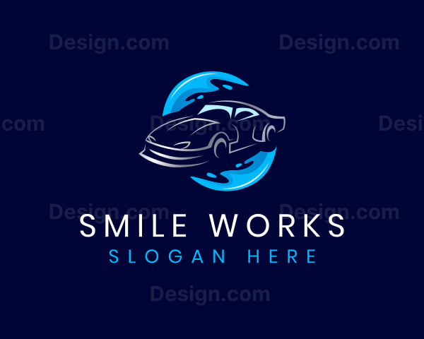 Car Washing Detailing Logo