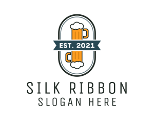 Beer Pub Badge  logo design