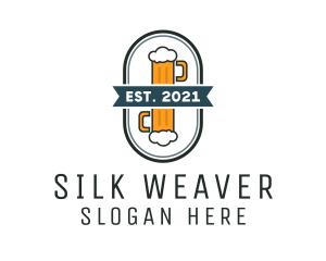 Beer Pub Badge  logo design