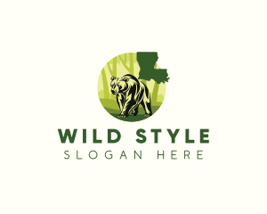 Louisiana Wild Bear logo design