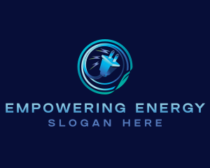 Energy Power Plug logo design