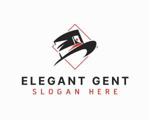 Magician Top Hat logo design