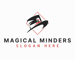 Magician Top Hat logo design