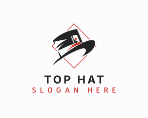 Magician Top Hat logo design