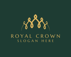 Elegant Monarch Crown logo