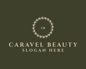 Luxury Leaves Event Planner logo design