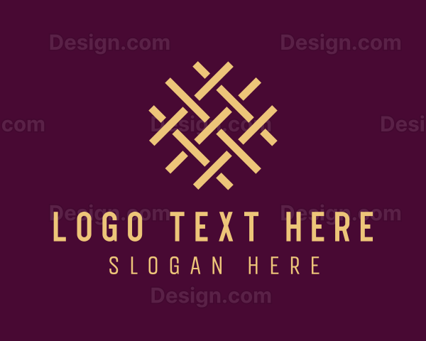 Luxury Weave Hashtag Logo