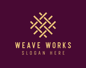 Luxury Weave Hashtag logo design