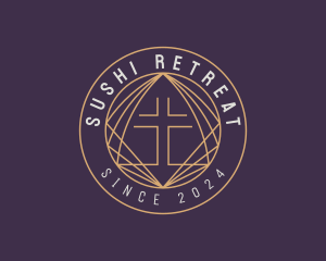 Spiritual Fellowship Cross logo design