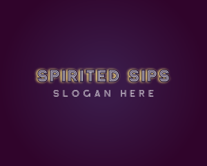 Cocktail Alcohol Drink logo design