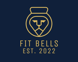 Lion Fitness Kettlebell Gym  logo design