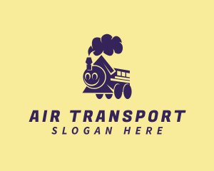 Toy Train Transportation logo design