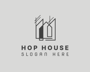 House Building Structure logo design