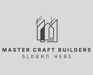 House Building Structure logo design