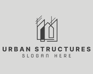 House Building Structure logo design