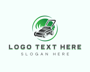 Lawn Mower Trimmer Logo