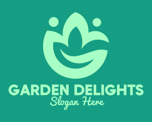 Green Eco Plant logo design