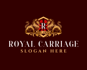 Royal Lion Crest logo design