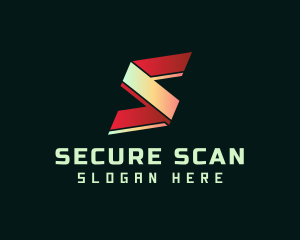 Cyber Letter S Security logo design