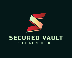 Cyber Letter S Security logo design