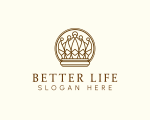 Luxury Royal Crown  logo design