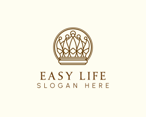 Luxury Royal Crown  logo design