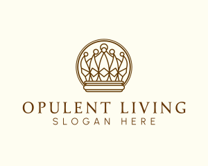 Luxury Royal Crown  logo design