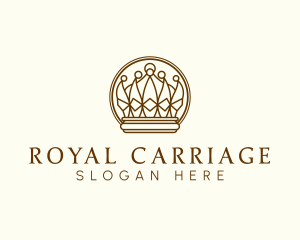 Luxury Royal Crown  logo design