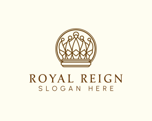 Luxury Royal Crown  logo design