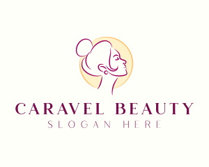 Woman Beauty Skincare logo design