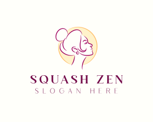 Woman Beauty Skincare logo design