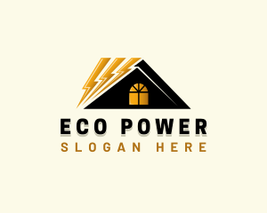 Home Electricity Power logo design