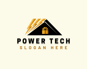 Home Electricity Power logo design