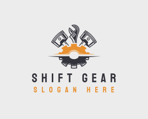 Engine Wrench Gear logo design