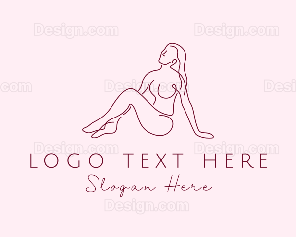 Naked Lady Stripper Logo