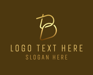 Premium Elite Company Letter B logo design