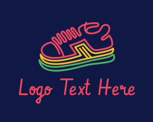 Minimalist Neon Sneakers  logo