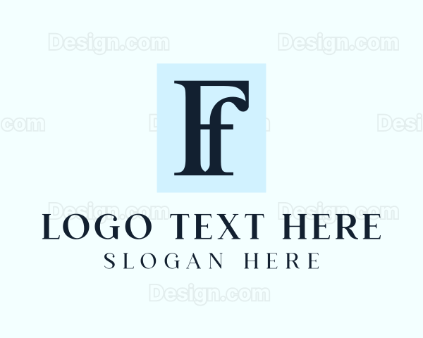 Modern Business Letter F Logo