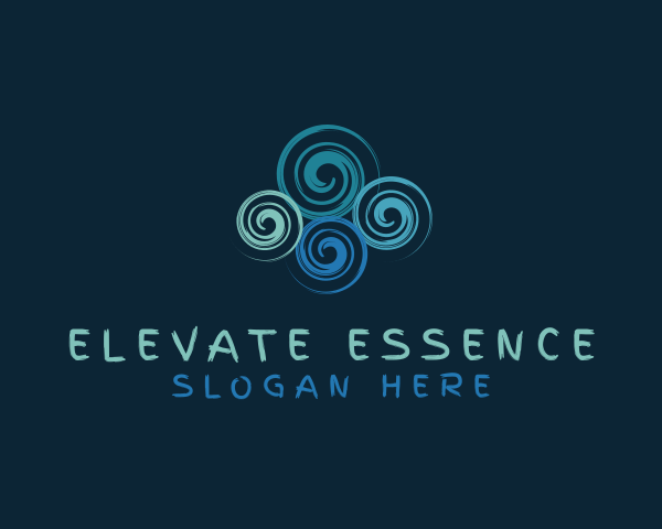 Spiral logo example 2